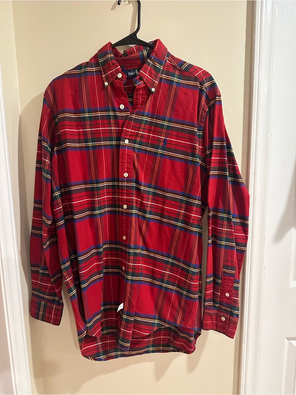 Ralph Lauren Red Plaid Button-Down Shirt